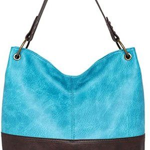 Wrangler Hobo Bag for Women Leather Tote Bag Shoulder Bag Top Handle Satchel Pur